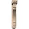 Ekena Millwork Merced Arts and Crafts Smooth Bracket w/ Offset Brace, Douglas Fir, 5 1/2"W x 32"D x 32"H BKT0604X32X32MRC03SDF - alternate 3